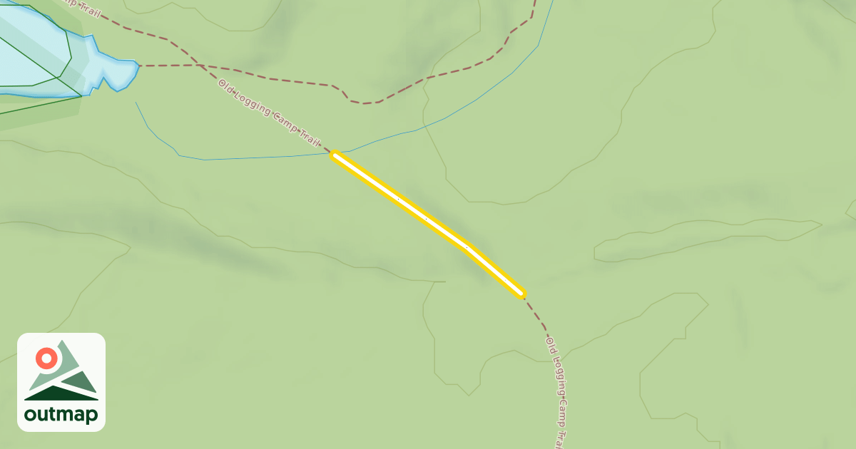 Map of Old Logging Camp Trail