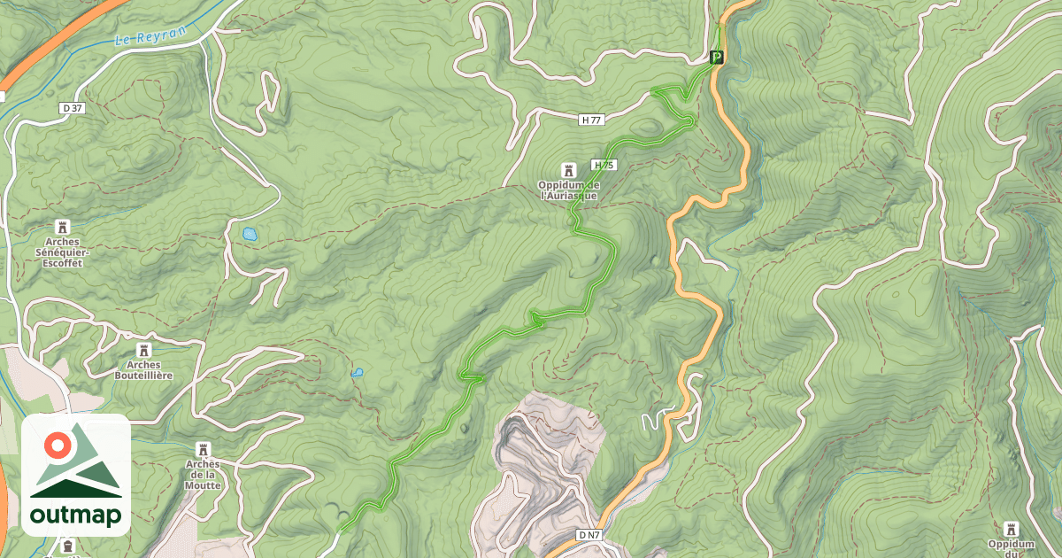 Map of Piste de Cante Perdrix