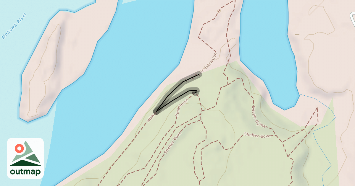 Map of Pine Point Extension