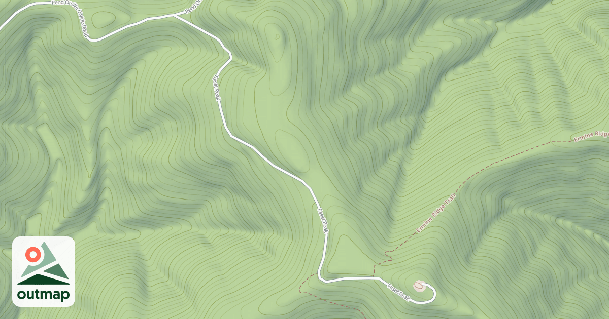 Map of FASET PEAK