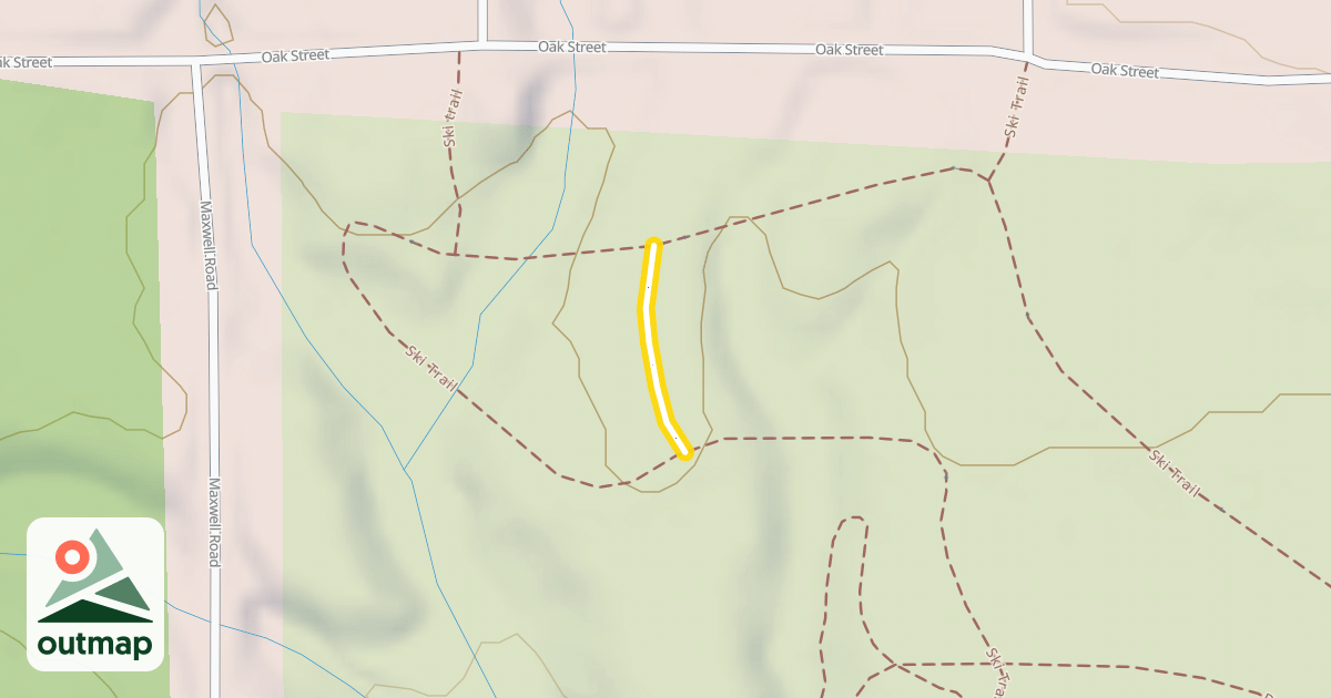 Map of Ski Trail