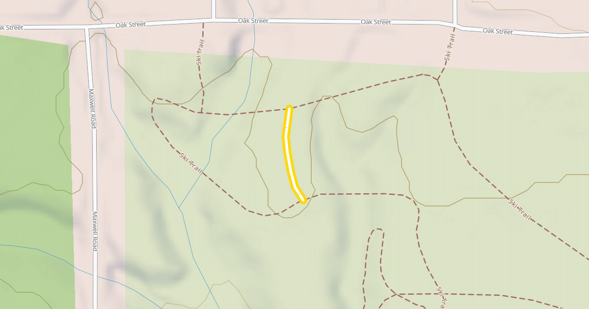 Map preview of Ski Trail