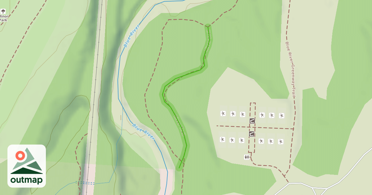 Map of River Trail Alternate