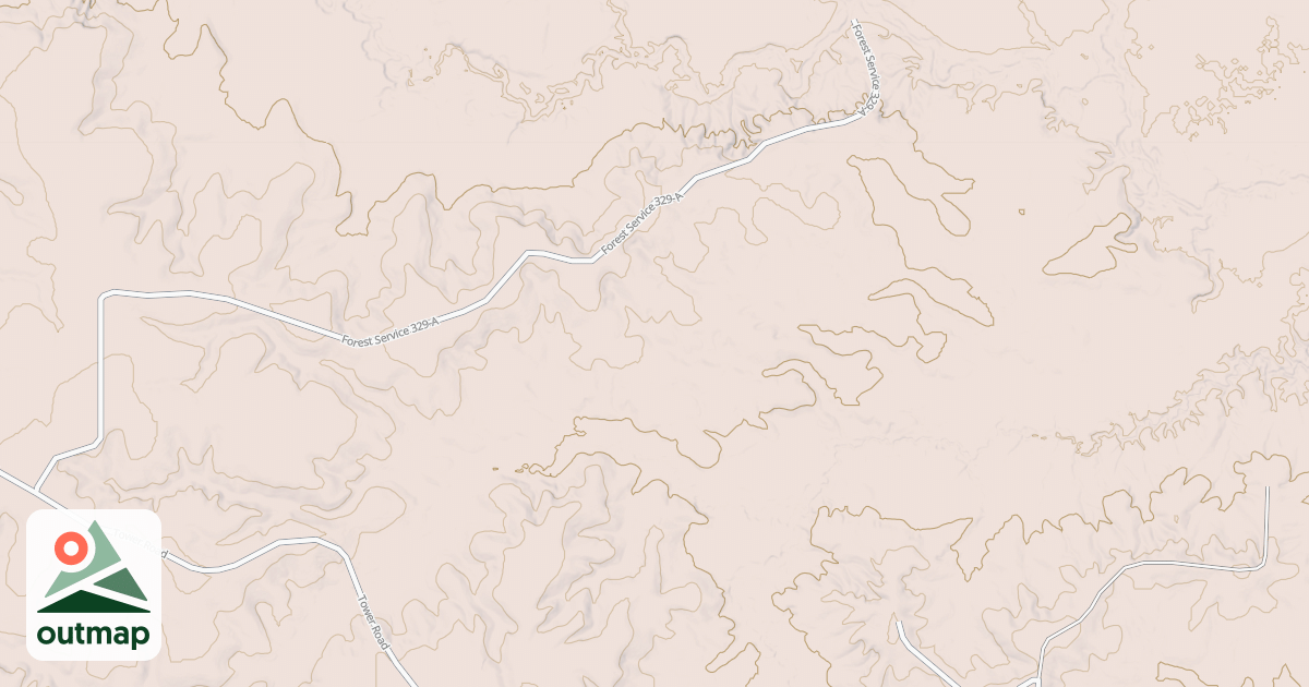 Map of USFS Motor Vehicle Use Map Roads {5B711C55-6AD5-40B8-91C6-8C9A570DBED0}