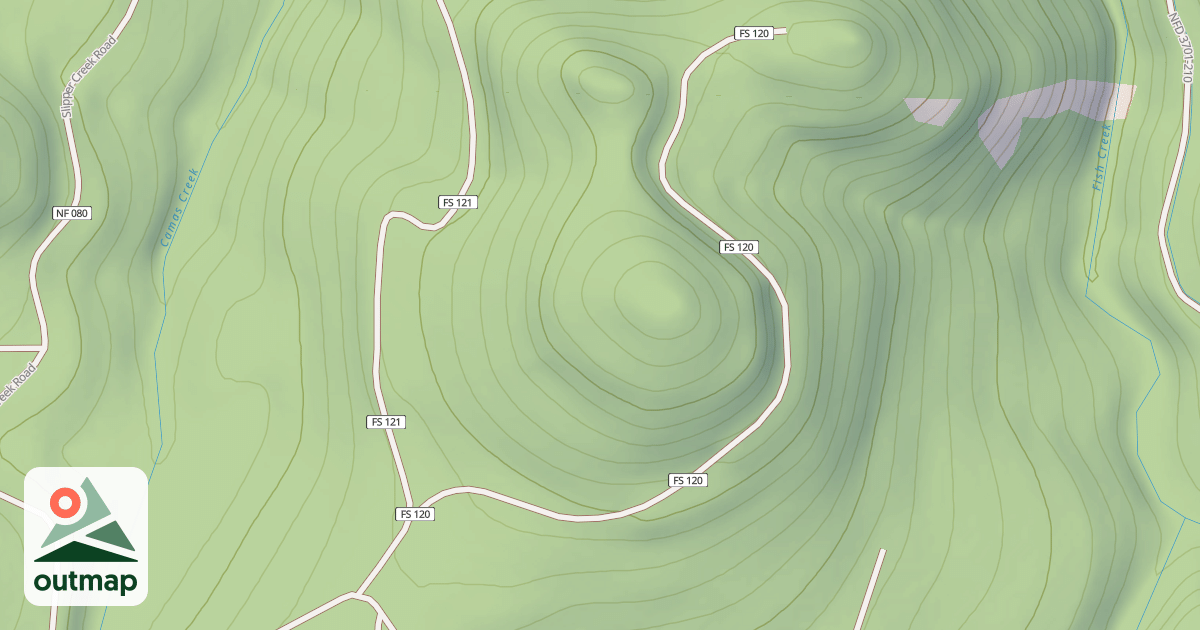Map of CAMAS CR T.S.