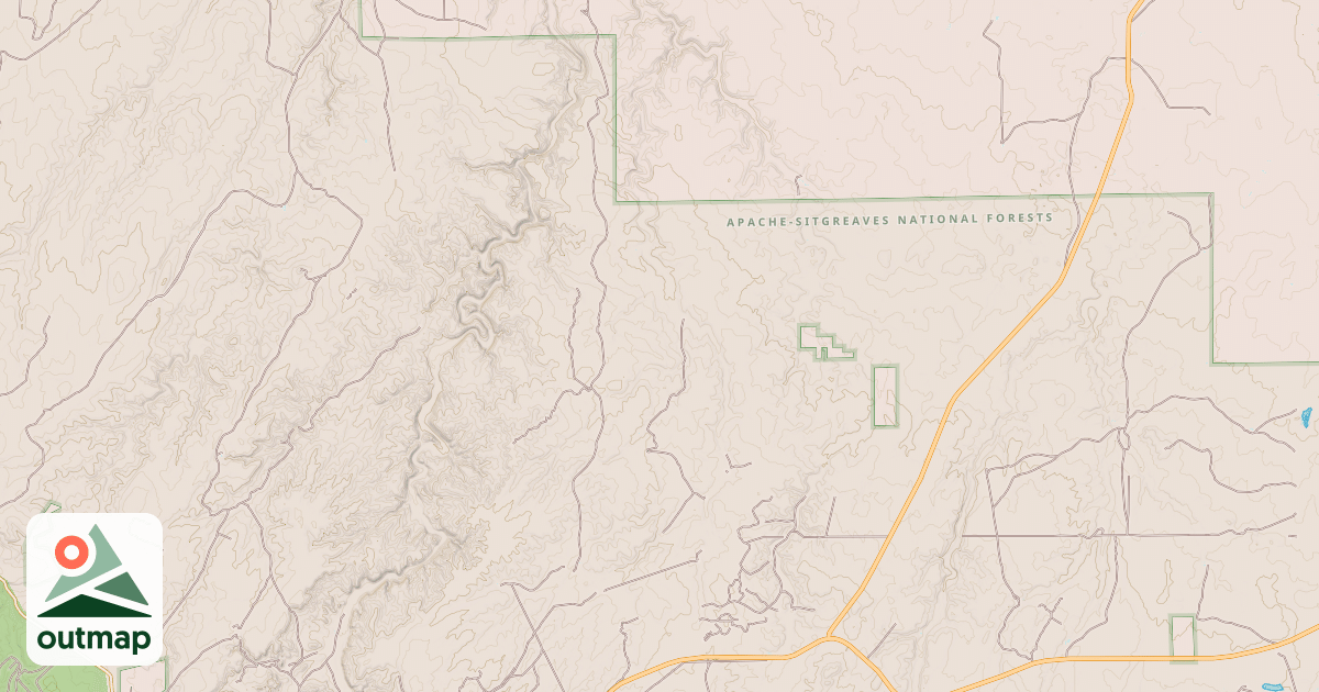 Map of LONG DRAW