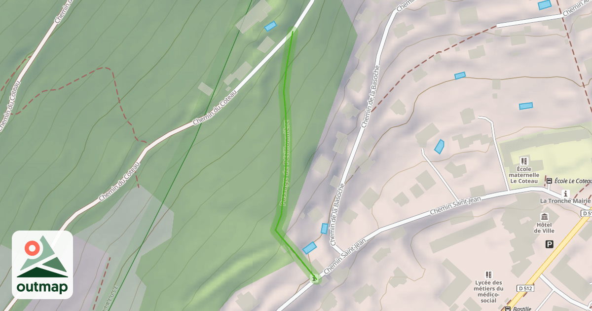 Map of Passage de Pétillonnière