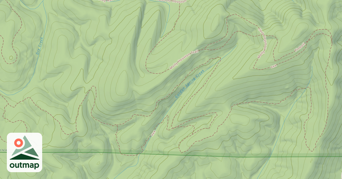 Map of Molly Houston Trail