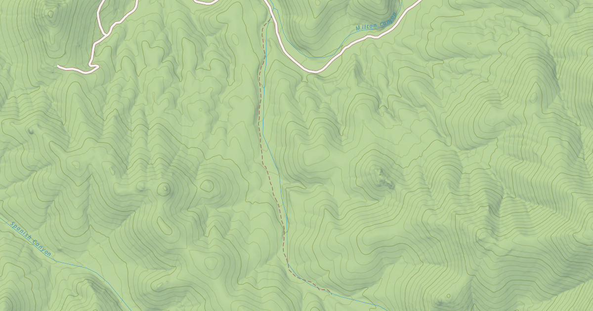 Map preview of MILTON CANYON SPUR D