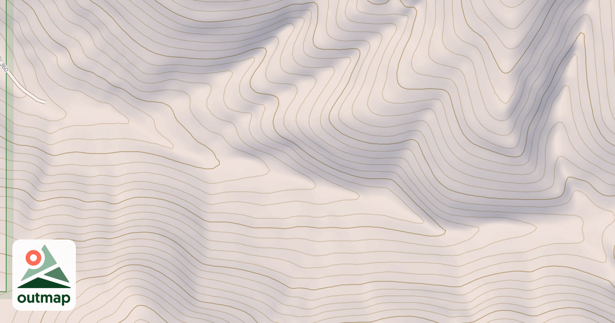 Map of NORTH ANT CANYON