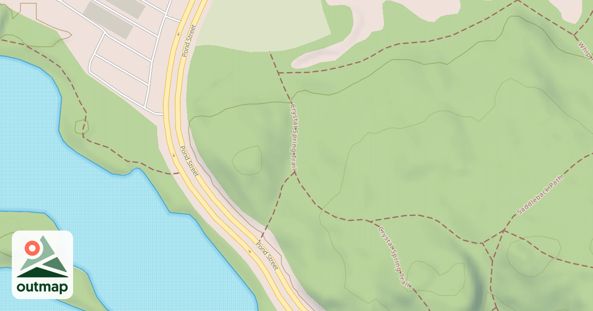 Map of Crystal Spring Trail