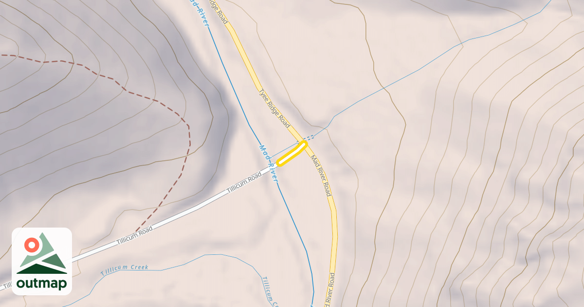 Map of Tillicum Road