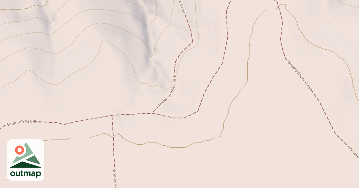 Map of Snake Creek Trail