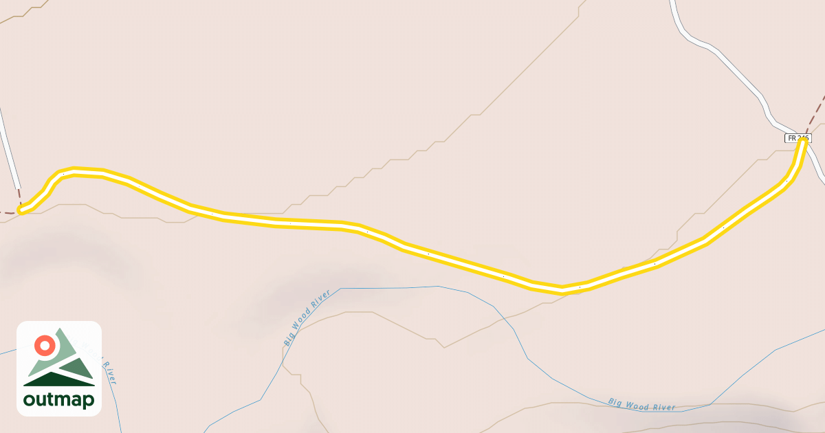 Map of Harriman Trail