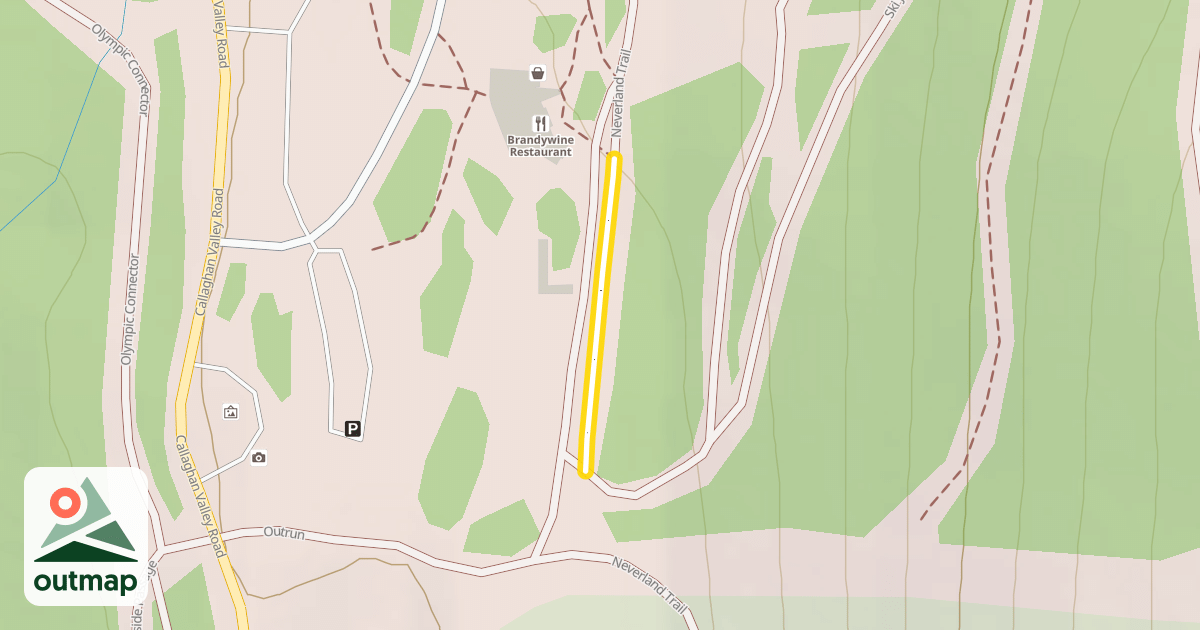 Map of Neverland Trail