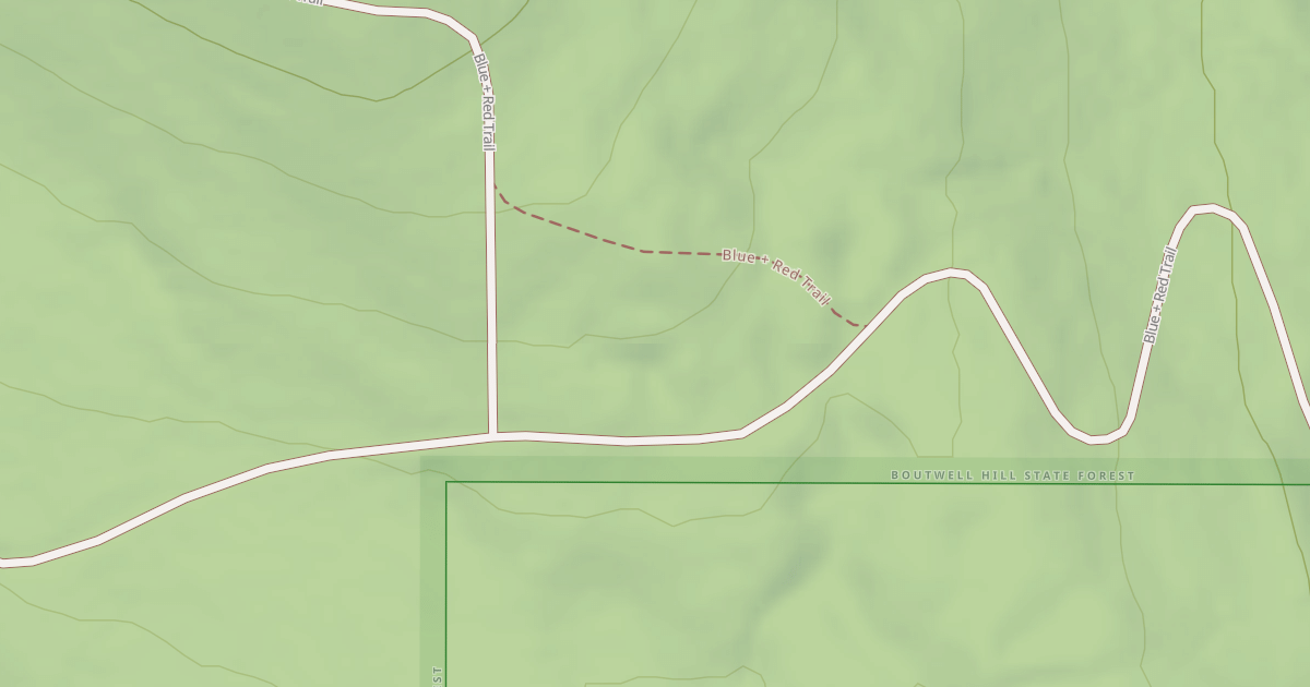 Map preview of Snowmobile Trail