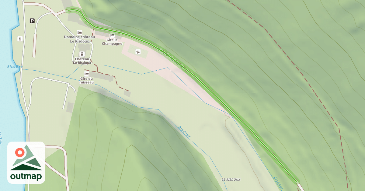 Map of Chemin du Laurier