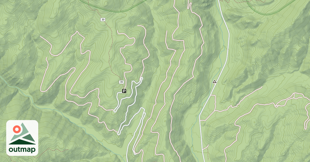 Map of (FDR) BUSH CREEK