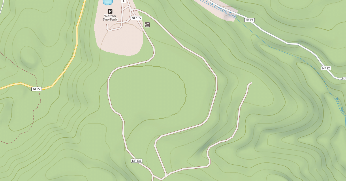 Map preview of USFS Motor Vehicle Use Map Roads {08580402-C4A0-4A6A-A790-6AB4C45215F4}
