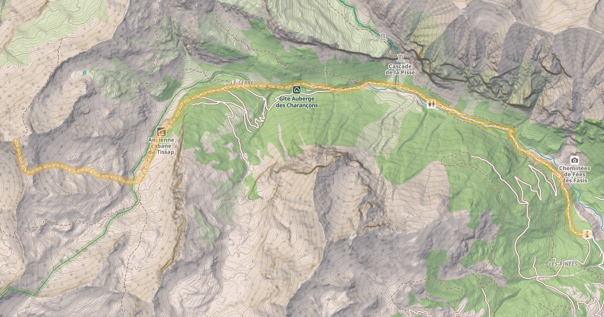 Map preview of Le Mourre Froid — Sainte-Croix