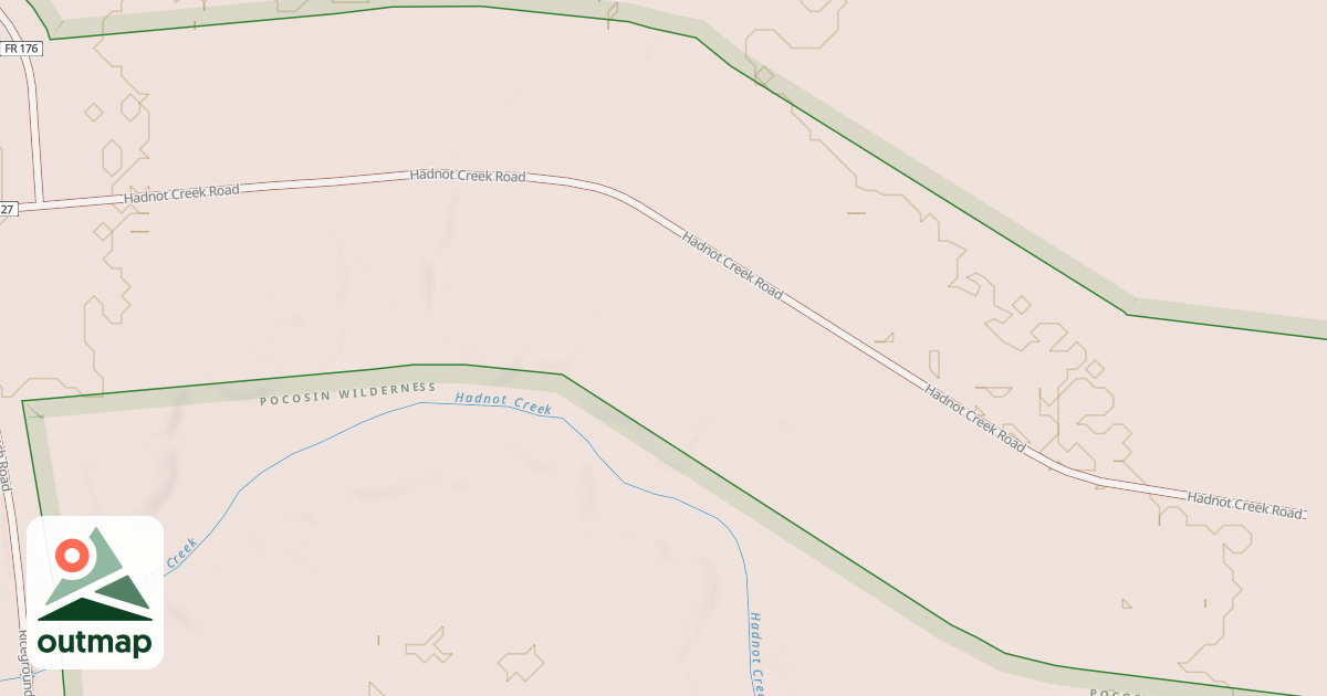 Map of E.HADNOT RD