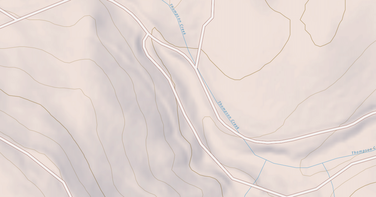 Map preview of CLAREMONT SPUR