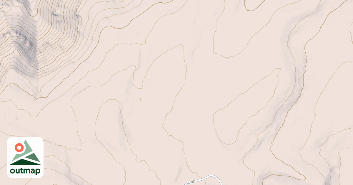 Map of FRYING PAN SPUR A
