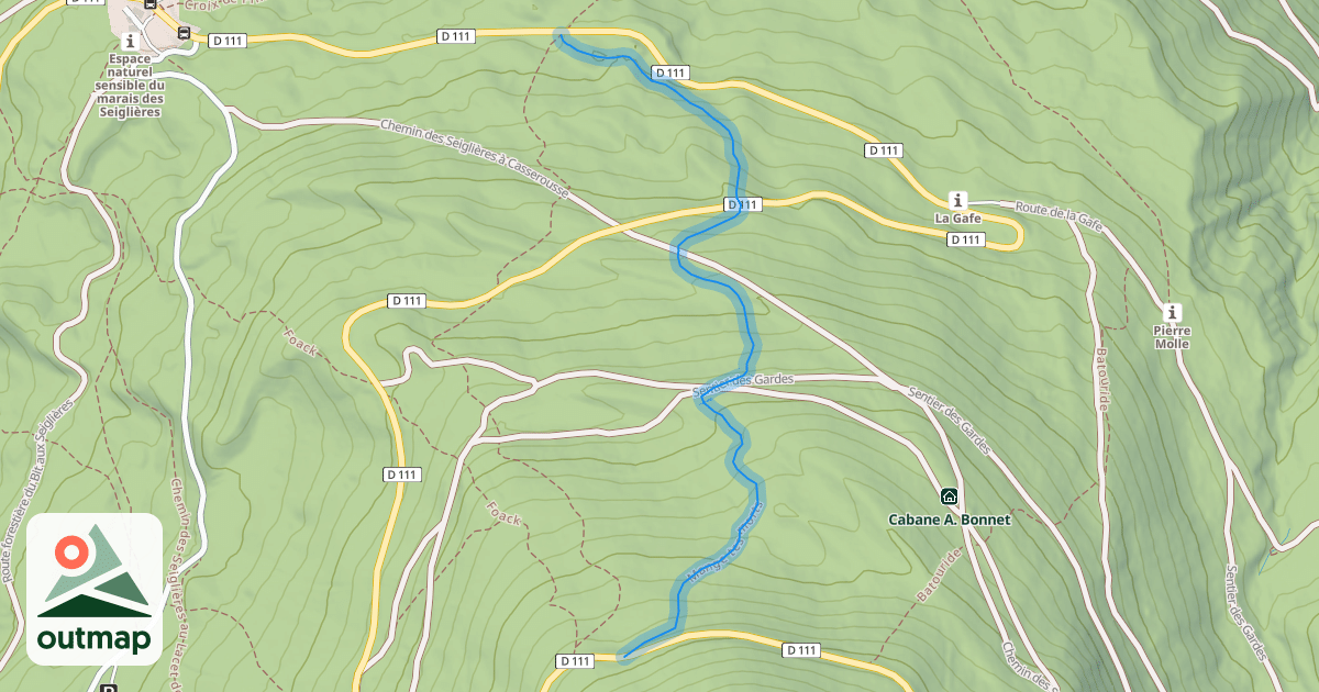 Map of Mange tes morts