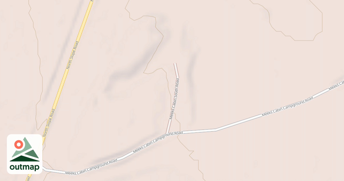 Map of MEEKS CABIN SOUTH
