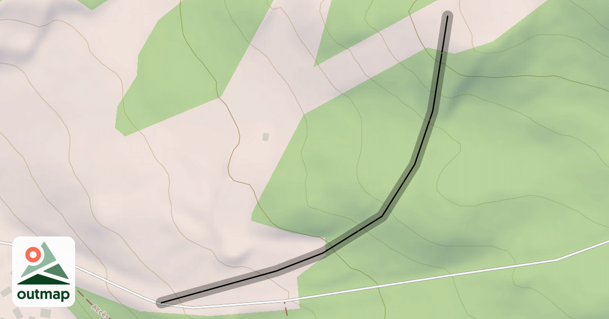 Map of Le Chameau