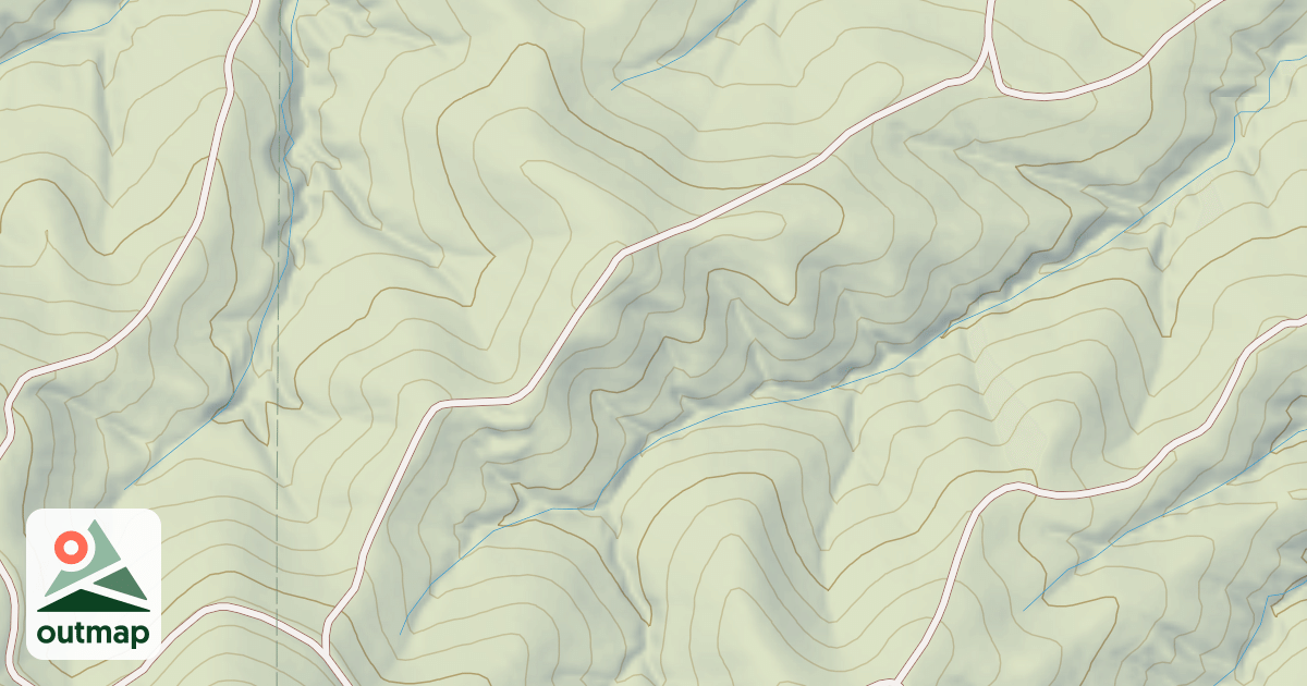 Map of 16049: Temblor Ridge