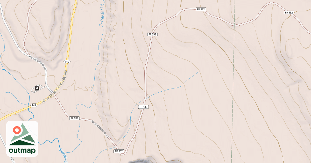 Map of BRISTOL HEAD