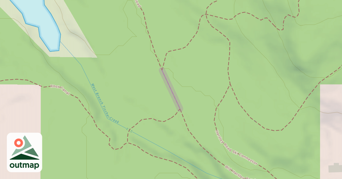 Map of Old Hartley Road