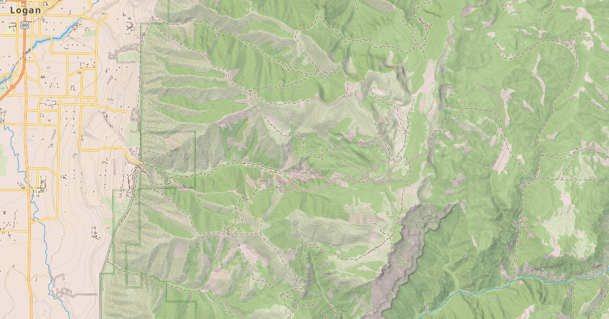 Map preview of MILLVILLE PEAK