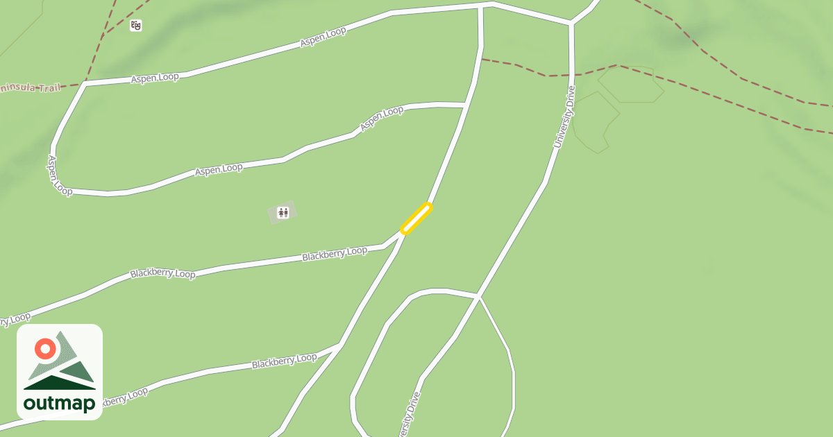 Map of Blackberry Loop