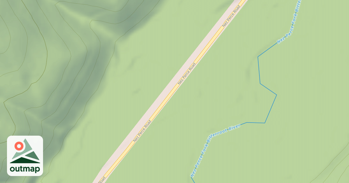 Map of (FDR) NEZ PERCE TRAIL