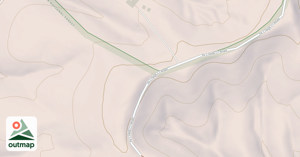 Map of COX RIDGE