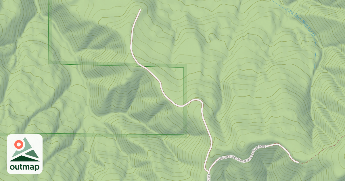 Map of USFS Motor Vehicle Use Map Roads {BCD166F6-9F1B-4AEE-AD20-B532840DDAA1}