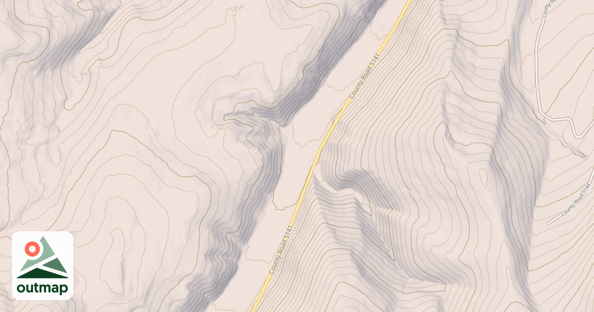 Map of MEADOW CREEK