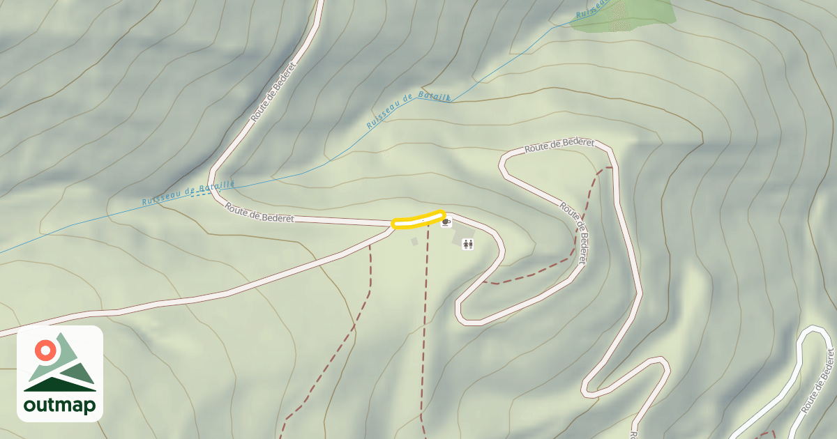 Map of Route de Bederet