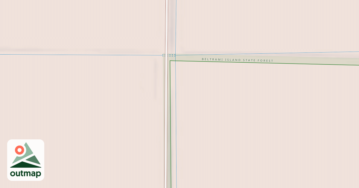 Map of Fourtown-Grygla Trail System