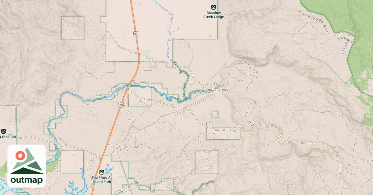 Map of Railroad Right-Of-Way