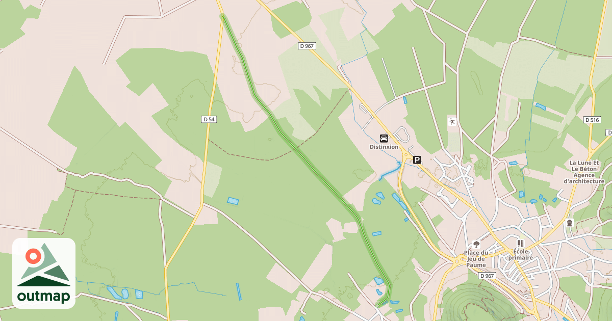Map of Chemin de Laon à Vorges