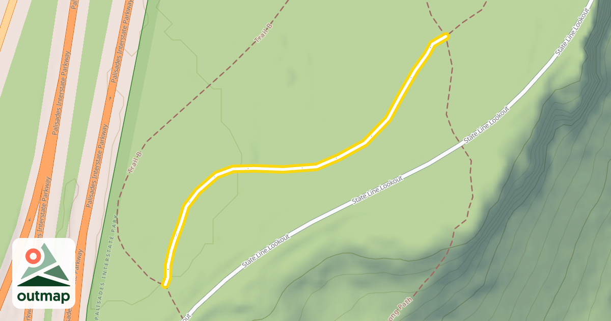 Map of Trail B