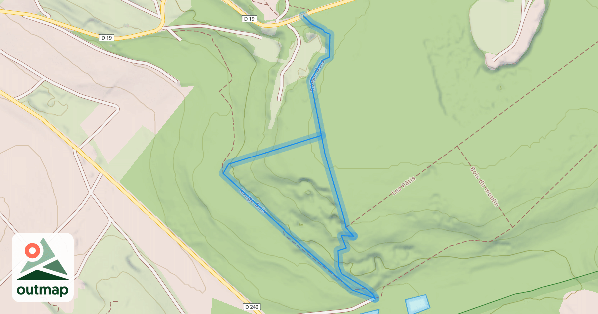 Map of Rouge Bois