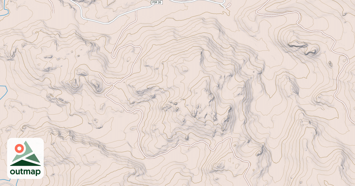 Map of OLD SCOUT CAMP