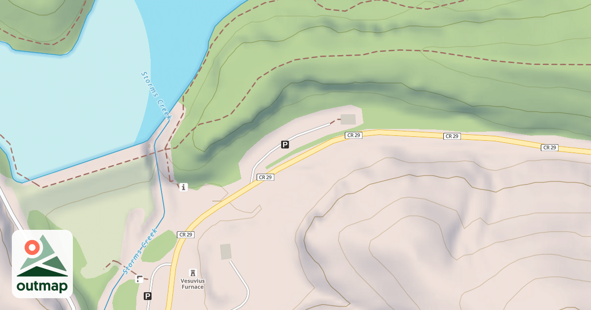 Map of IR VESUVIUS RDSIDE SHELTER RD