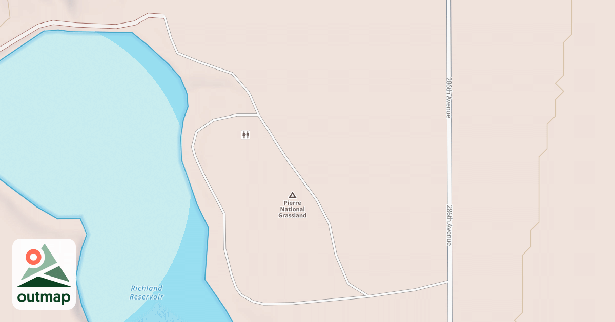 Map of RICHLAND DAM (FPNG)