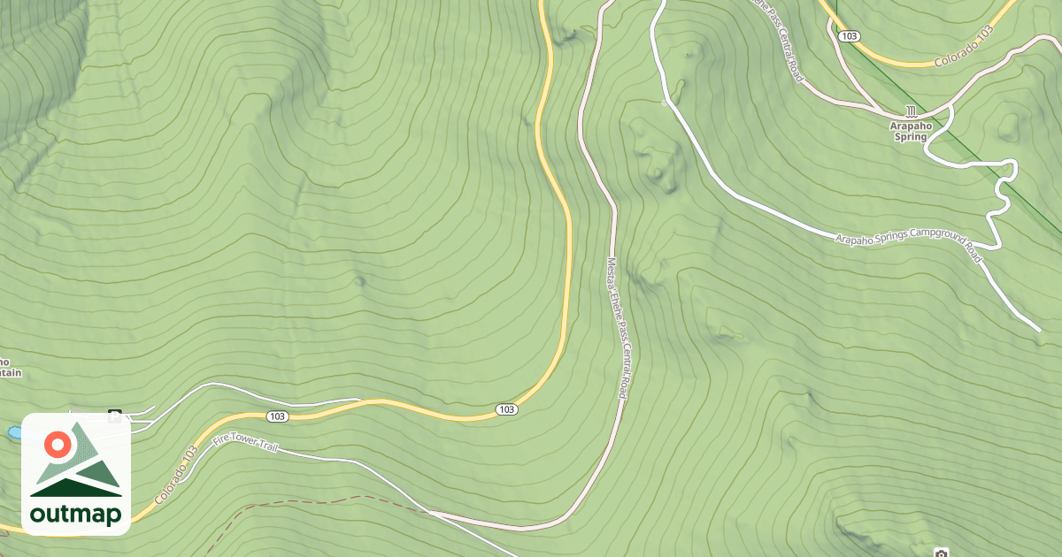 Map of MESTAA' EHEHE PASS CENTRAL