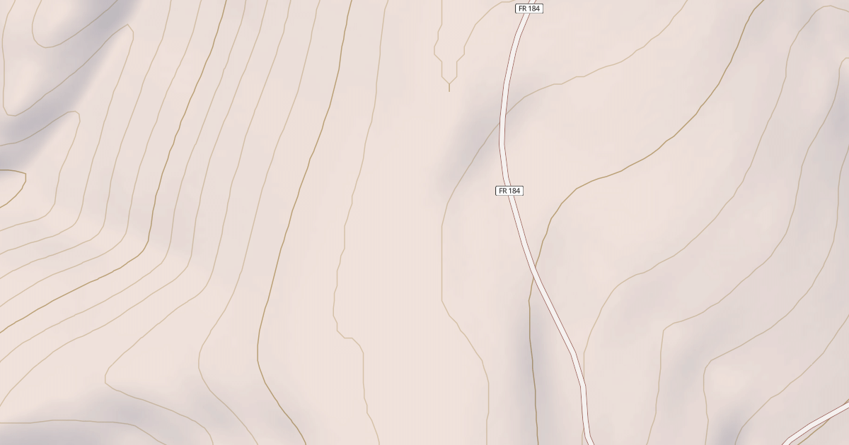 Map preview of LEFT FK. BOULDER CR SPUR B